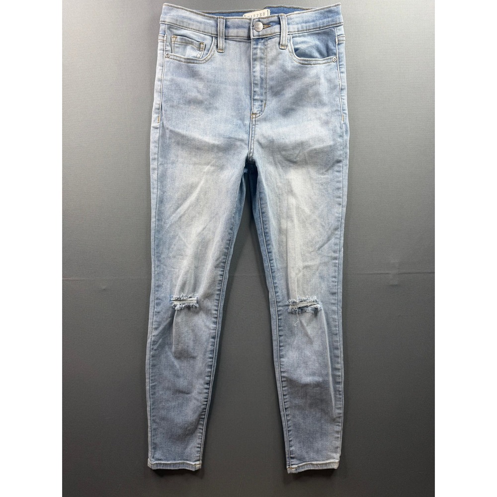 Harper‎ Heritage Skinny Jeans Womens Light Wash Distressed 27x28